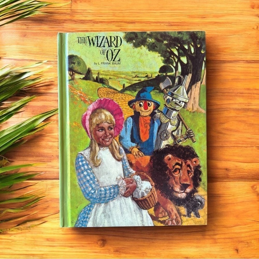 VINTAGE The Wizard of Oz Hardcover Book – Educator Classic Library, Illustrated